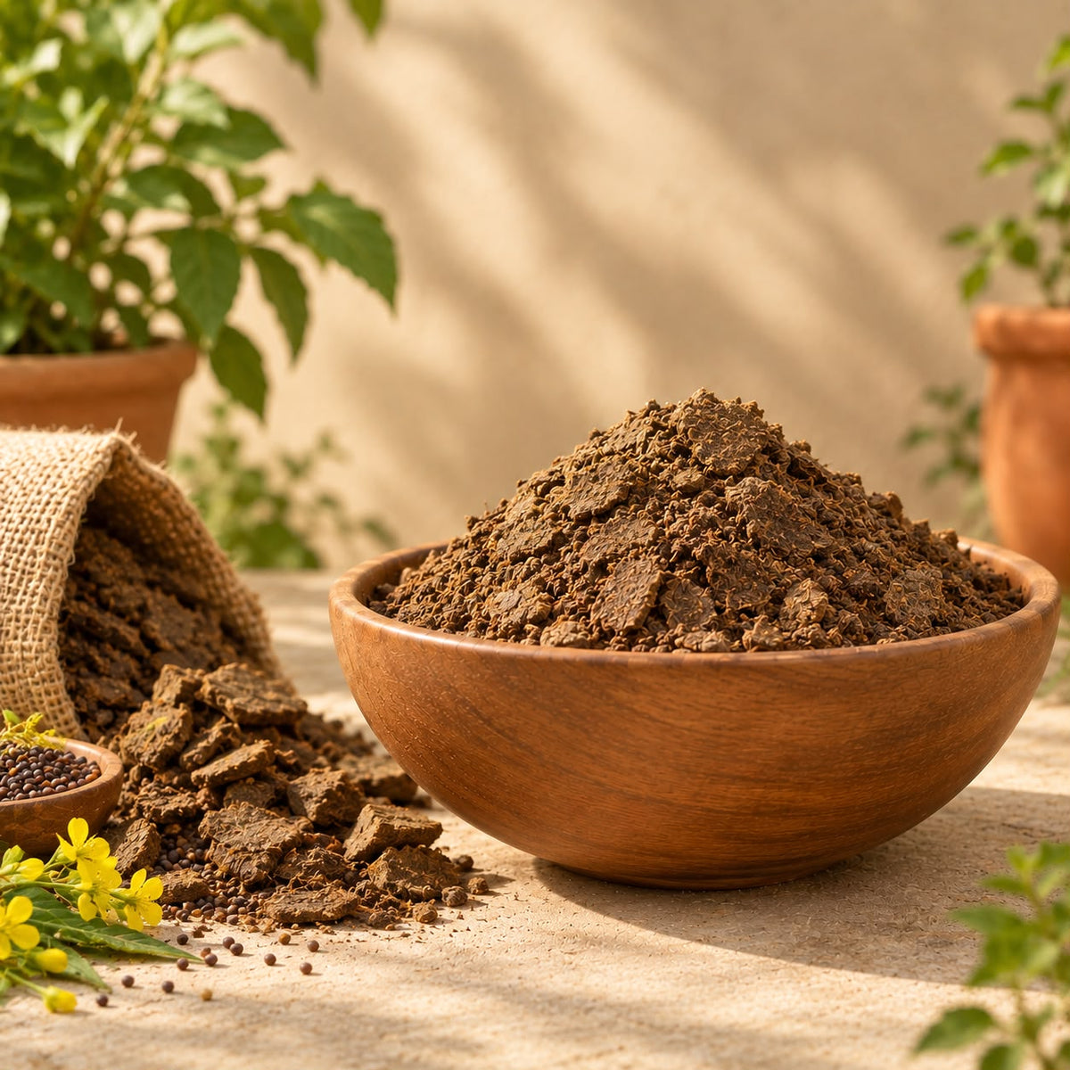 Sarso Khali – Organic Mustard Cake Fertilizer