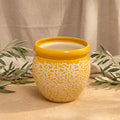 Mustard Maze Yellow Ceramic Planter